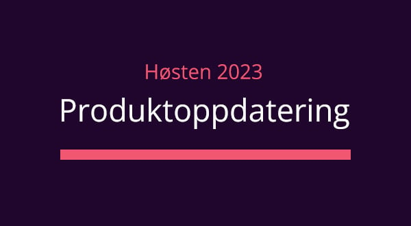 Hva vi jobbet med høsten 2023